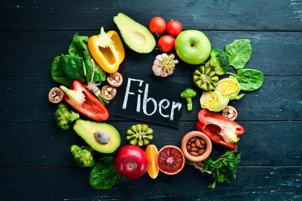 High-fiber foods chart for constipation